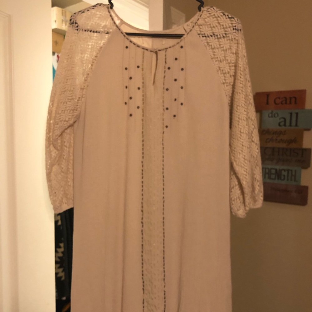 Tan dress